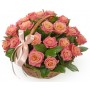 Корзина из 21 розы